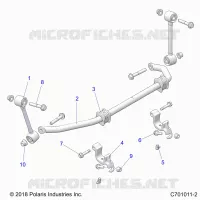 SUSPENSION, FRONT STABILIZER BAR- G21GAE99A4 (C701011-2)
