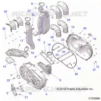 DRIVE TRAIN, CLUTCH COVER AND DUCTING