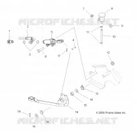 BRAKES, FOOT PEDAL AND MASTER CYLINDER