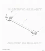 DRIVE TRAIN, FRONT PROP SHAFT