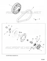 DRIVE TRAIN, SECONDARY CLUTCH