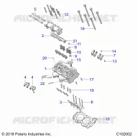 CYLINDER HEAD, CAM AND VALVES