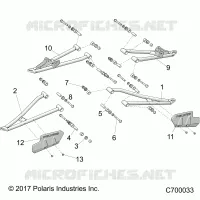 FRONT SUSPENSION CONTROL ARMS