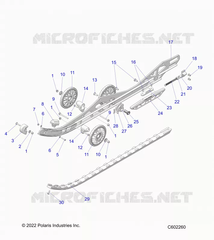 SUSPENSION, RAIL BEAM LH/RH