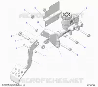BRAKES, PEDAL AND MASTER CYLINDER