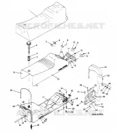 SEAT   GAS TANK ASSEMBLY 440 0952760, 440 SKS 0952560,  AND EUROPEAN 440 (4929032903A008)