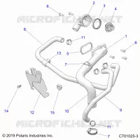 COOLING, THERMOSTAT AND BYPASS