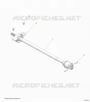DRIVE TRAIN, FRONT PROP SHAFT