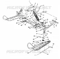 FRONT SUSPENSION AND SKI WIDETRAK LX 0942064 (49250425040011)
