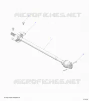 DRIVE TRAIN, FRONT PROP SHAFT