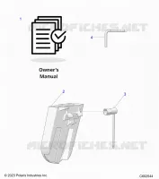 REFERENCES, TOOLS, BELT HOLDER, AND OWNERS MANUAL