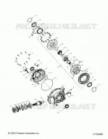DRIVE TRAIN, REAR GEARCASE INTERNALS