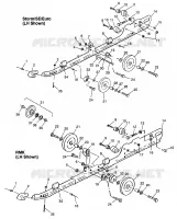 RAIL MOUNTING (SUSPENSION) STORM 0975782, STORM S.E. H975782, EUROPEAN STOR (4937823782C001)