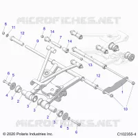 REAR SUSPENSION CONTROL ARM MOUNTING