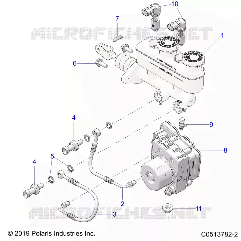 BRAKES, MASTER CYLINDER AND ABS MODULE