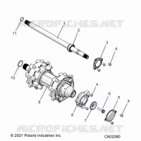 DRIVE TRAIN, JACKSHAFT AND DRIVE SHAFT