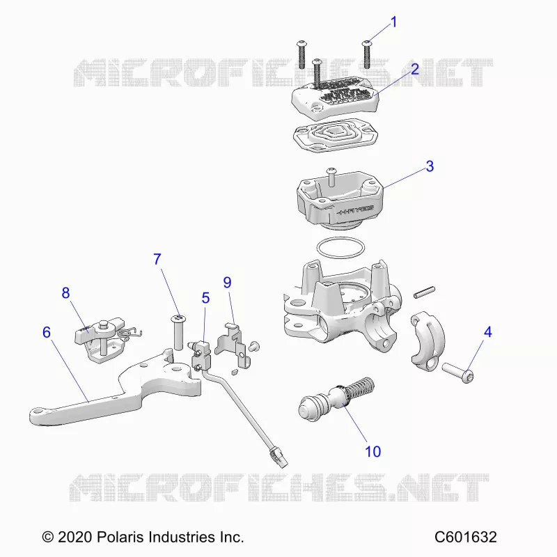 BRAKES, MASTER CYLINDER ASM.