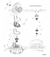 ENGINE, COOLING SYSTEM AND WATER PUMP