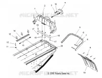 CHASSIS, REAR BUMPER, SNOWFLAP AND TAILLIGHT (IQ)(IQ DRAGON)