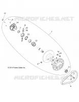 DRIVE TRAIN, SECONDARY CLUTCH