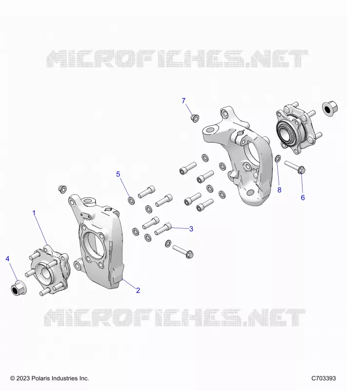 FRONT SUSPENSION CARRIER AND HUB