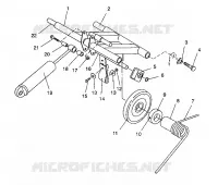 REAR TORQUE ARM TRAIL/0930761 AND  TRAIL DELUXE/0930243 (4923222322024A)