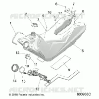 FUEL SYSTEM, FUEL TANK ASM.