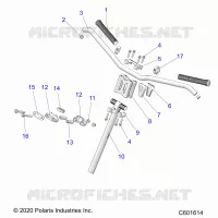 UPPER STEERING & HANDLEBAR ASM.
