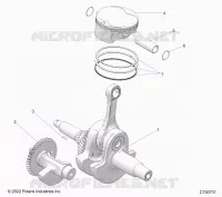 ENGINE, CRANKSHAFT, PISTON AND BALANCE SHAFT