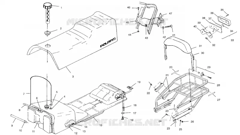 SEAT   GAS TANK