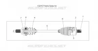 DRIVE TRAIN, DRIVE SHAFT, FRONT