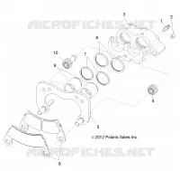 REAR BRAKE CALIPER