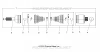 DRIVE TRAIN, REAR DRIVE SHAFT