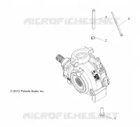 DRIVE TRAIN, GEARCASE MOUNTING, FRONT