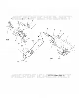 CHASSIS, CLUTCH GUARD AND FOOTRESTS
