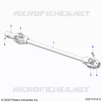 DRIVE TRAIN, FRONT PROP SHAFT