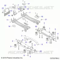 SEAT MOUNTING, FRONT