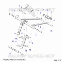SUSPENSION, FRONT TORQUE ARM