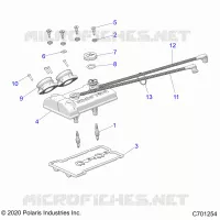ENGINE, THROTTLE BODY AND VALVE COVER