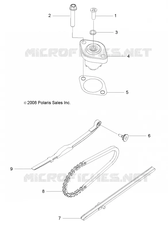 ENGINE, TENSIONER, CAM CHAIN