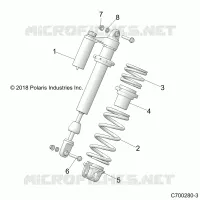 SUSPENSION, FRONT SHOCK MOUNTING