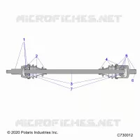 DRIVE TRAIN, FRONT HALF SHAFT