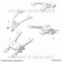 REAR SUSPENSION CONTROL ARMS