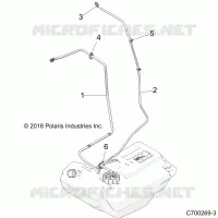 BODY, FUEL LINES, STD.