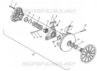 DRIVE CLUTCH STORM 0975782, STORM S.E. H975782, EUROPEAN STORM S.E. E975782 (4937823782C005)