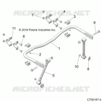 SUSPENSION, REAR, STABILIZER BAR