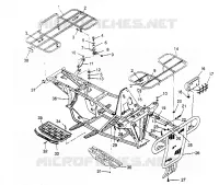 BUMPER / RACKS MOUNTING  4X4 400L W948140 (4926772677A007)