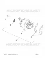 BARKE CALIPER, REAR