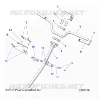 STEERING, H-BAR, STEERING POST, GRIPS