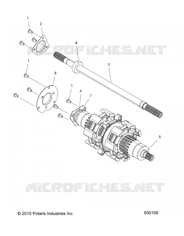 DRIVE TRAIN, JACKSHAFT AND DRIVE SHAFT